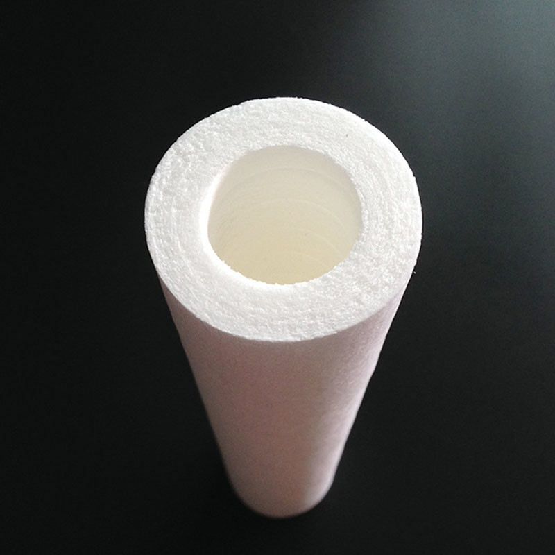 Filter primer tanpa bau Pengolahan air Melt Blown Filter Cartridge PP Pemasangan kapas sederhana