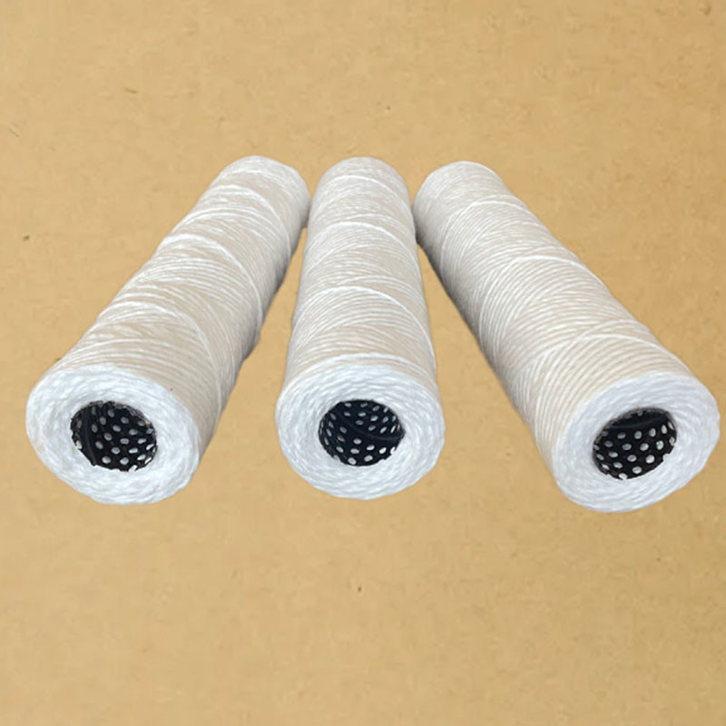 High Quality 20 Inch Pp Yarn Filter Cartridge From China 1 hingga 60 Micron Pp Filter Cartridge