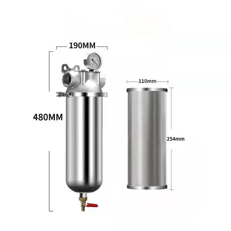Filter Metallurgi Baja yang Dapat Disesuaikan dan Silinder untuk Keakuratan Filtrasi yang Baik