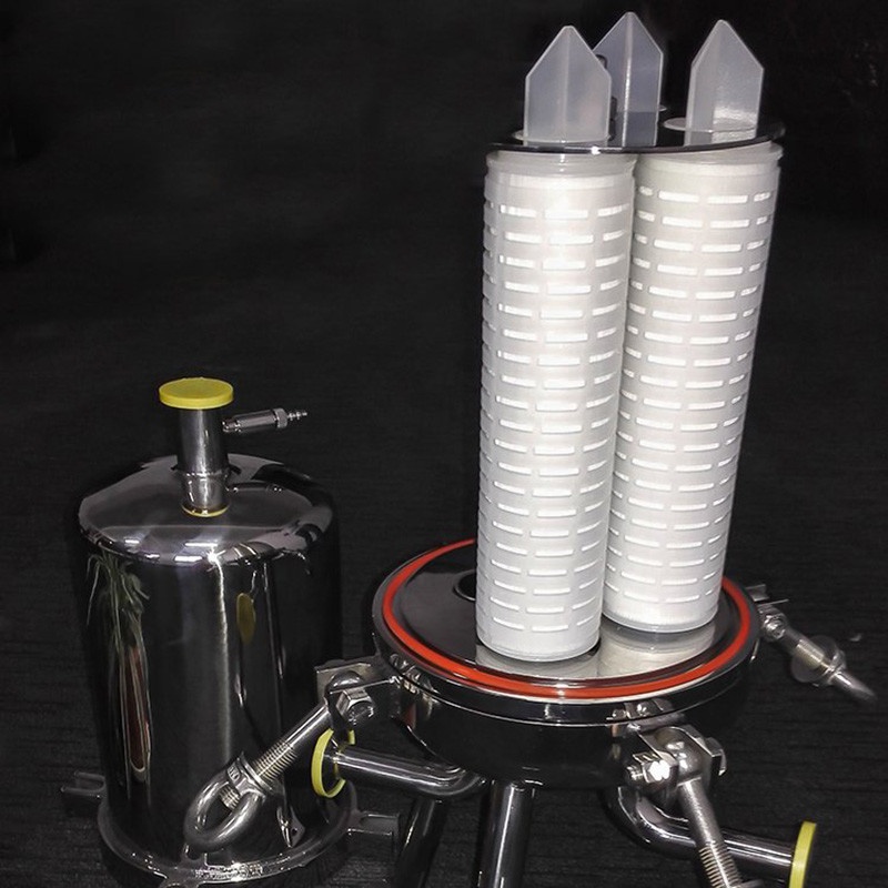 Komponen Inti Filter Air Sistem Pengolahan Air Polypropylene Dengan Media Filter