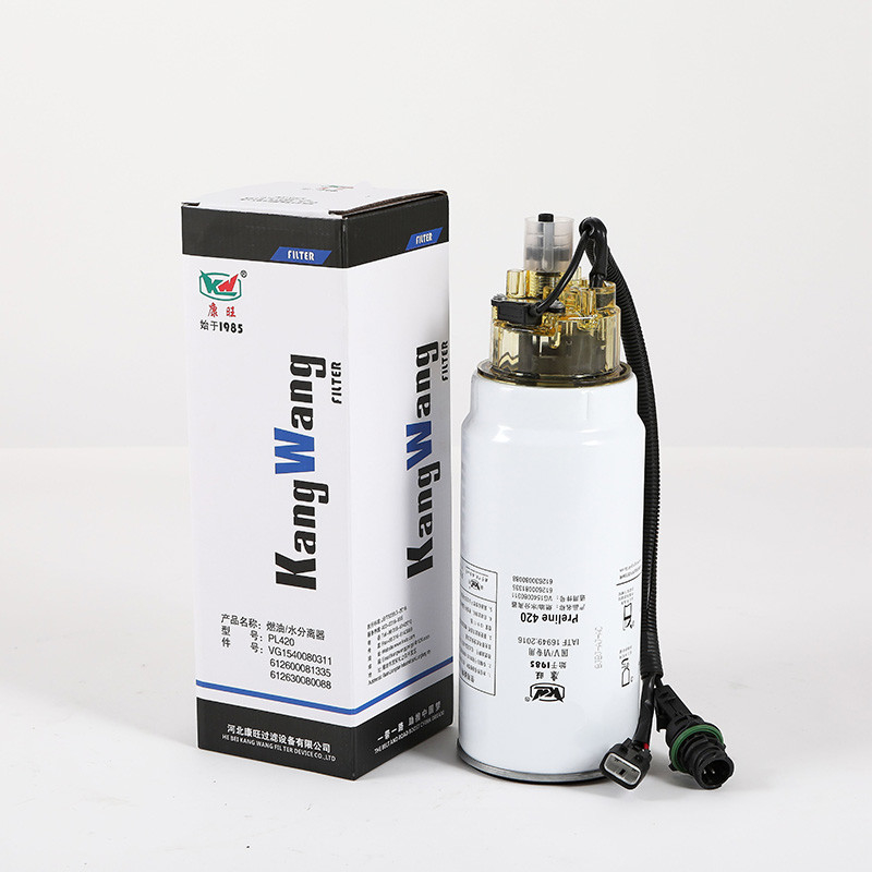 VG1540080311 Filter Minyak Catridge Diesel Truck Fuel Purifier Untuk Mesin Konstruksi Berat Tugas Berat