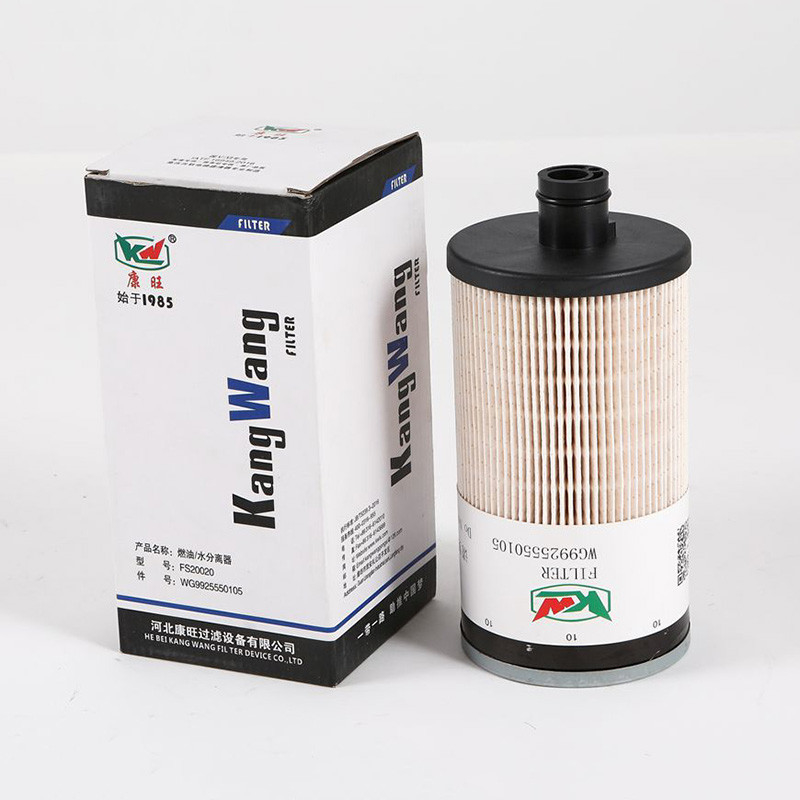 WG9925550105 Filter bahan bakar truk asal Hebei untuk penyaringan yang efektif pada truk