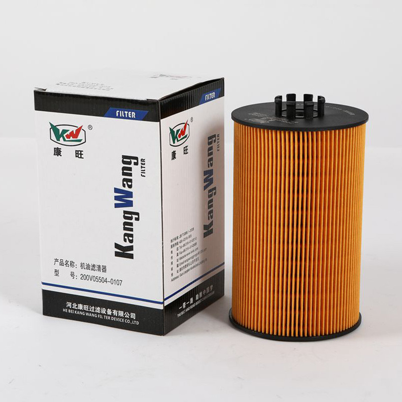 200V05504-0107 Kartrid Filter Minyak Untuk Semi Truk Kartrid Filter Bahan Bakar Dalam Mesin Konstruksi Berat