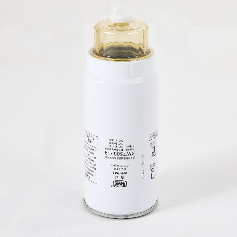 KW7500219 1 tahun truk Filter bahan bakar dengan perawatan rendah dan filtrasi yang efektif